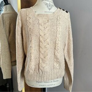 Fisherman Sweater with Button Detail